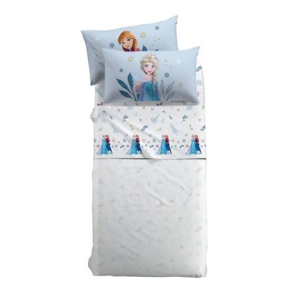 Lenzuola Una Piazza e Mezza - Completo Letto – Frozen Elsa&Anna - Caleffi
