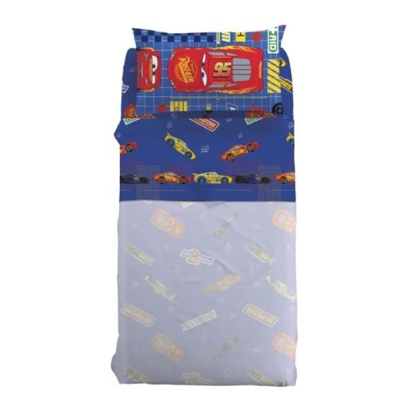 Lenzuola Una Piazza e Mezza Caleffi - Completo Letto – Cars Game