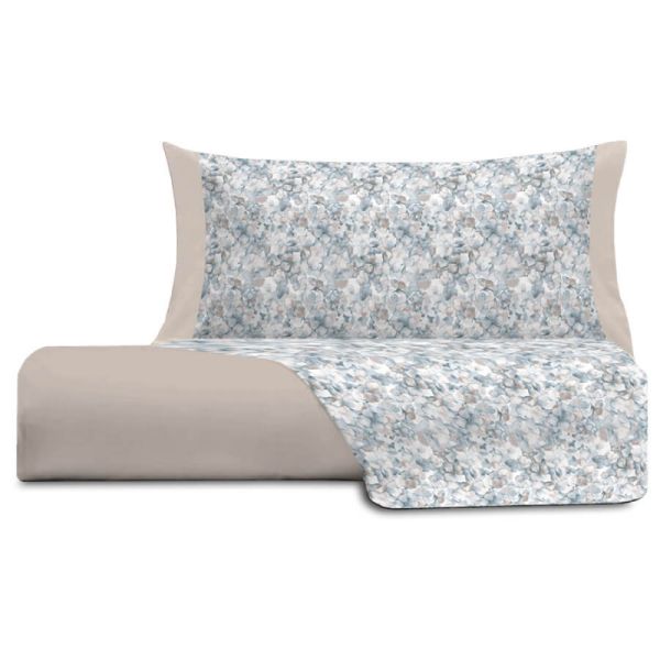 Lenzuola Una Piazza e Mezza Flanella - Completo  Letto – 8400 Nocciola - Cogal