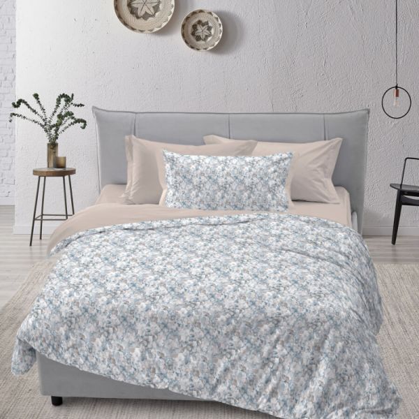 Lenzuola Una Piazza e Mezza Flanella - Completo  Letto – 8400 Nocciola - Cogal