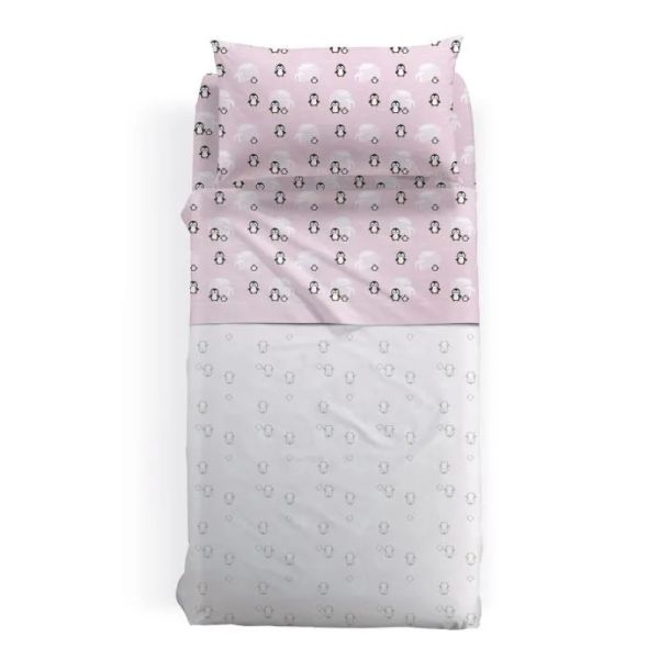 Lenzuola Una Piazza e Mezza Flanella Caleffi - Completo  Letto – Alaska Rosa
