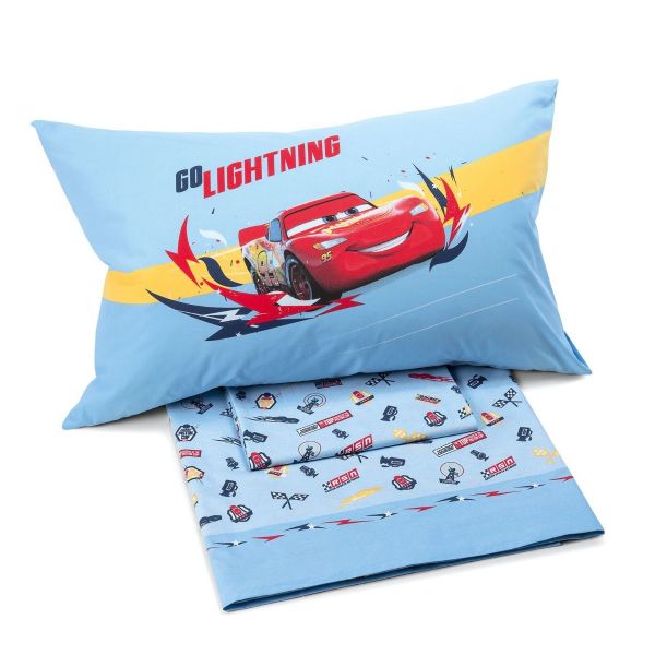 Lenzuola Singole  Completo Letto  - Disney Cars Speed - Caleffi