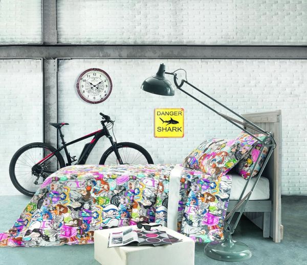 Lenzuola Singole Completo Letto-  Manga - Multicolor - Gabel