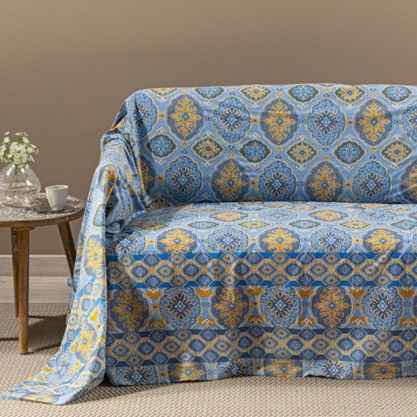 Telo Arredo Multiuso - Copriletto Leggero - Grandecor – Orlando - Caleffi - Assortimento Misure e Colori
