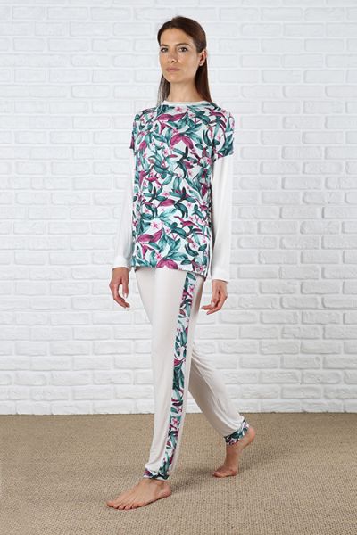 Pigiama Donna Lungo Claire 6M98528 - Maryplaid