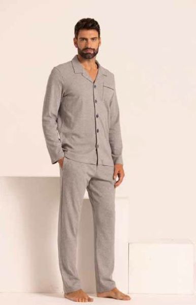 Pigiama Uomo Marina Militare puro cotone - 6Z83215MM - Assortimento Taglie