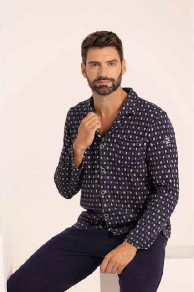 Pigiama Uomo Marina Militare puro cotone - 6Z84139MM - Assortimento Taglie