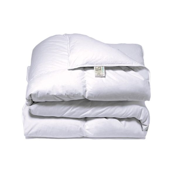 Piumino Piazza e Mezza Maxi Invernale in piuma d’oca - Oro Bianco Superior - Caldissimo 100% Bianco Certificato – Anallergico - Molina 