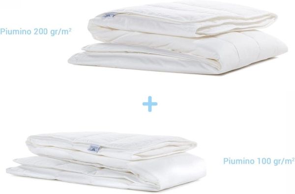 Piumino Quattro Stagioni Fibra Sintetica - Morfeo - Caleffi - Assortimento Misure