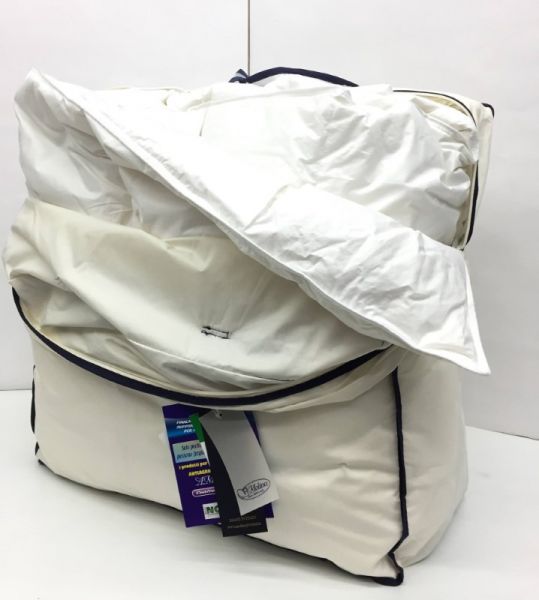 Piumino Singolo Invernale una piazza in piuma d’oca - Oro Bianco Classic - 100% Piumino Bianco Certificato – Anallergico - Molina 