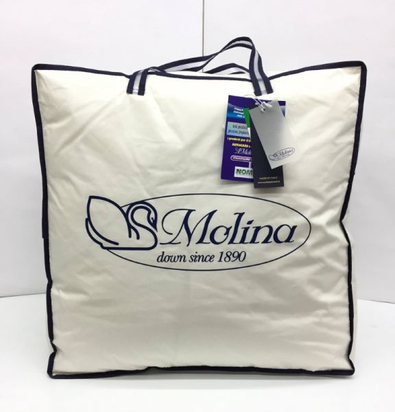 Piumino Singolo Invernale una piazza in piuma d’oca - Oro Bianco Classic - 100% Piumino Bianco Certificato – Anallergico - Molina 