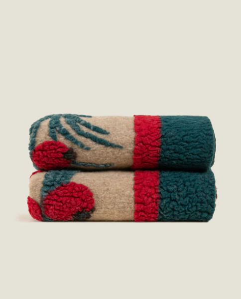 Plaid Coperta Frati Home in lana cotta per divano, poltrona o letto Winter Surprise