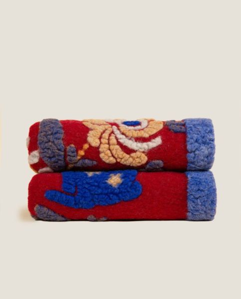 Plaid Coperta Frati Home in lana cotta per divano, poltrona o letto Rabbit Home