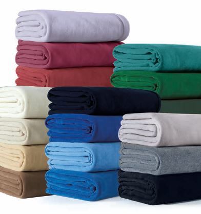 Plaid Coperta in Pile Maryplaid 6060060 - Unito Basico 160x180 - Assortimento Colori e misure