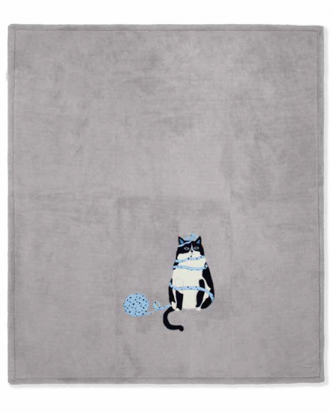 Coperta con procione regalo per adulti e bambini, decorazione per divano, letto, soggiorno, morbida, in flanella, morbida, calda, leggera, accogliente, 127 x 127 cm