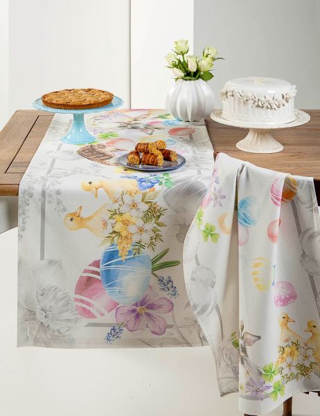 Runner 50x150 cm - Misto Lino - Pasqua - Radici - Randi