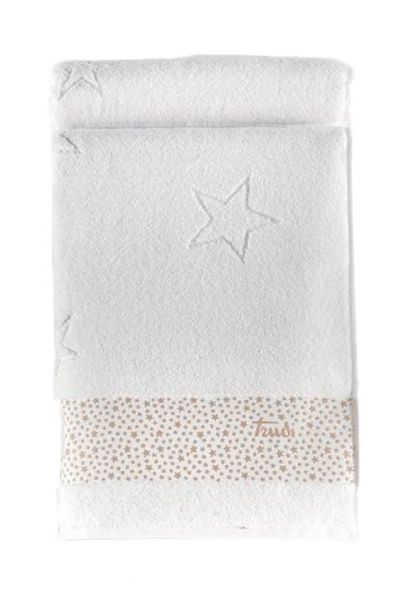 Asciugamani Gabel set 1+1 Trudy - Stelle – Beige - Somma