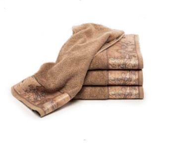 Set Asciugamani 5 pezzi - Alviero Martini - Prima Classe - Geo Classic - Tortora
