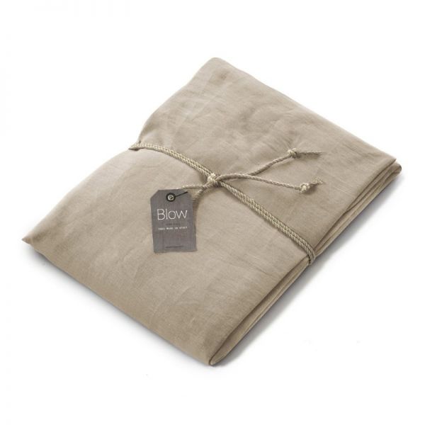 Sottolenzuolo con angoli matrimoniale - Fazzini -100% lino - Soffio - Naturale