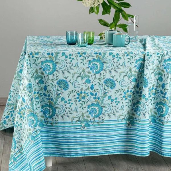 Telo Arredo Multiuso - Copriletto Leggero - Grandecor - Kyoto 170x270 - Bluette – Caleffi 