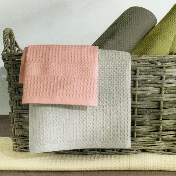 Telo Bagno  Doccia in nido d'ape 100% cotone - Golf - Bianco - Gabel