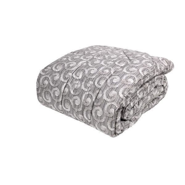 Trapunta TWEED 2 Piazze Fazzini – Grigio E Senape – Coperta Morbida E Calda