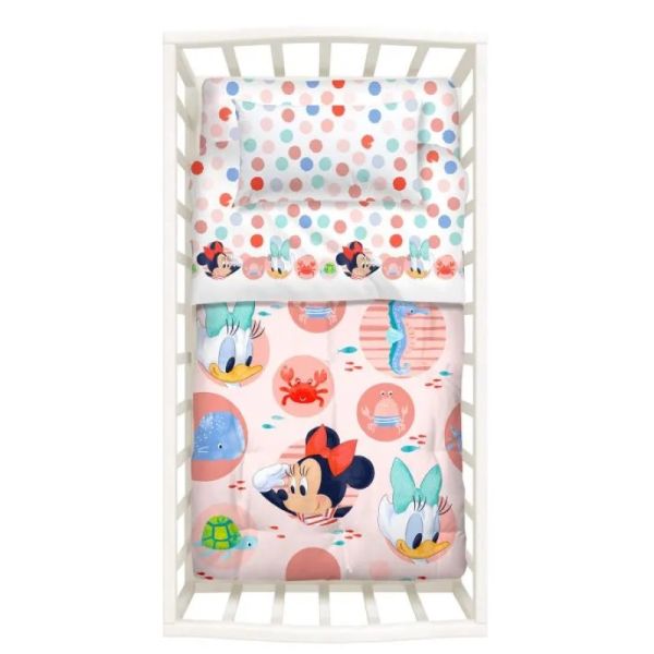 Trapunta Invernale per Letto a Cancello  e Paracolpi - Baby Minnie - Caleffi