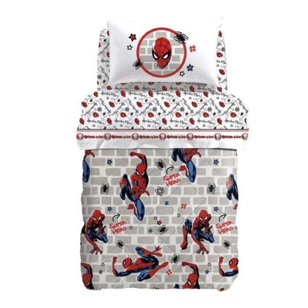 Trapunta Invernale Una Piazza e Mezza - Caleffi – Marvel Spiderman Wall