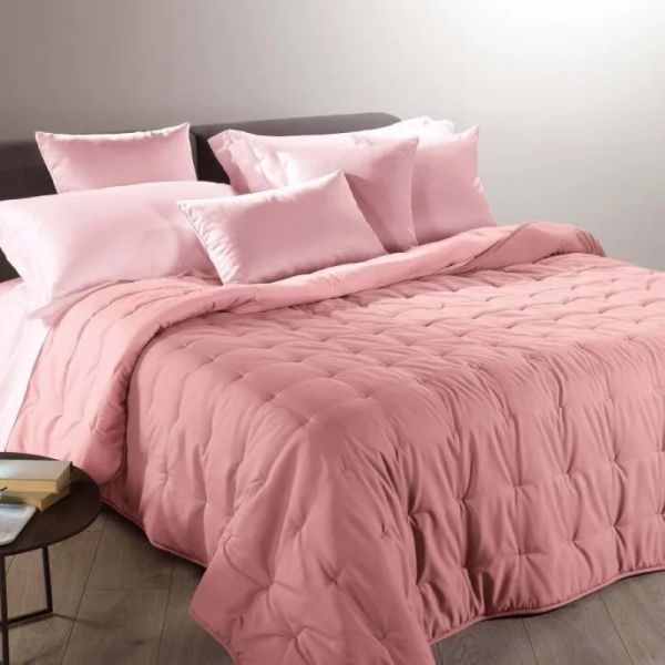 Trapunta Mezza Stagione Una Piazza Singola Caleffi – Calduccia Mia - Rosa