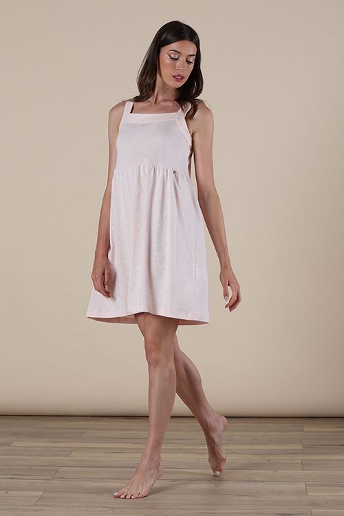 Camicia da notte Donna senza manica 6M98688 Maryplaid