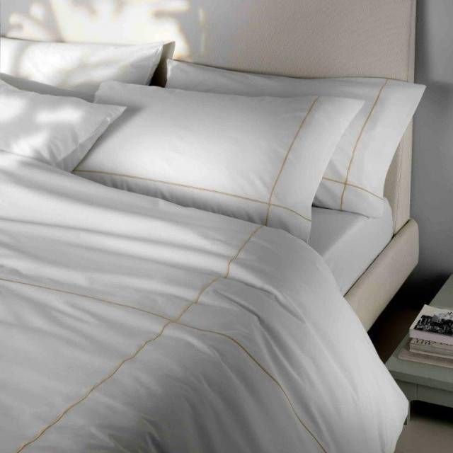 Copripiumino Matrimoniale Signes Bianco Somma – Completo letto