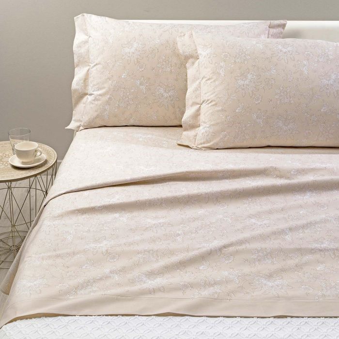 Completo Lenzuola Caleffi Per Letto Matrimoniale/cielo - 100% Cotone, Confezione Originale