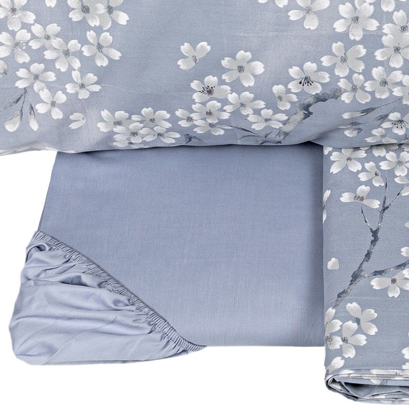 Barka Biancheria Da Letto In Renforcé 100% Cotone, Set Matrimoniale: Copripiumino 135x200 Cm E Federa 80x80 Cm, Con Cerniera