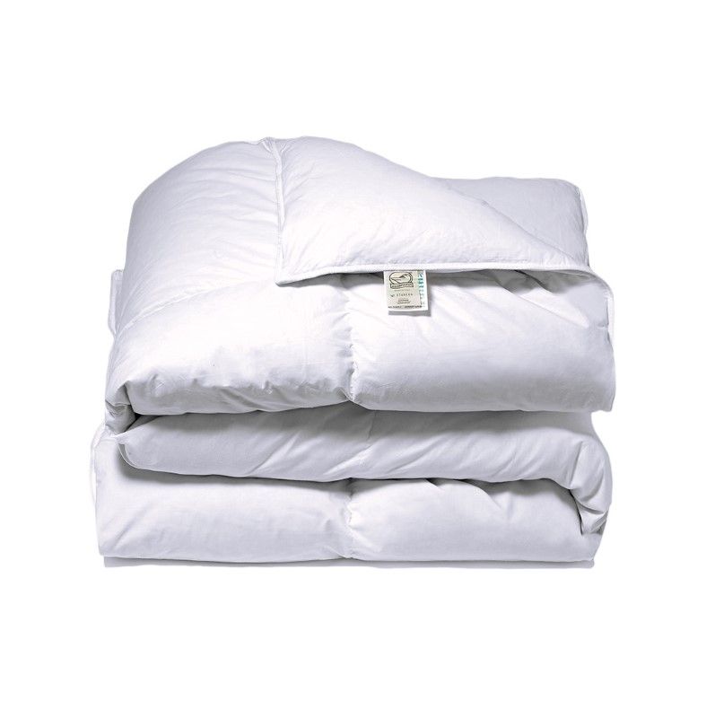 Piumino Piazza e Mezza Maxi Invernale in piuma d oca Oro Bianco Superior Caldissimo 100 Bianco