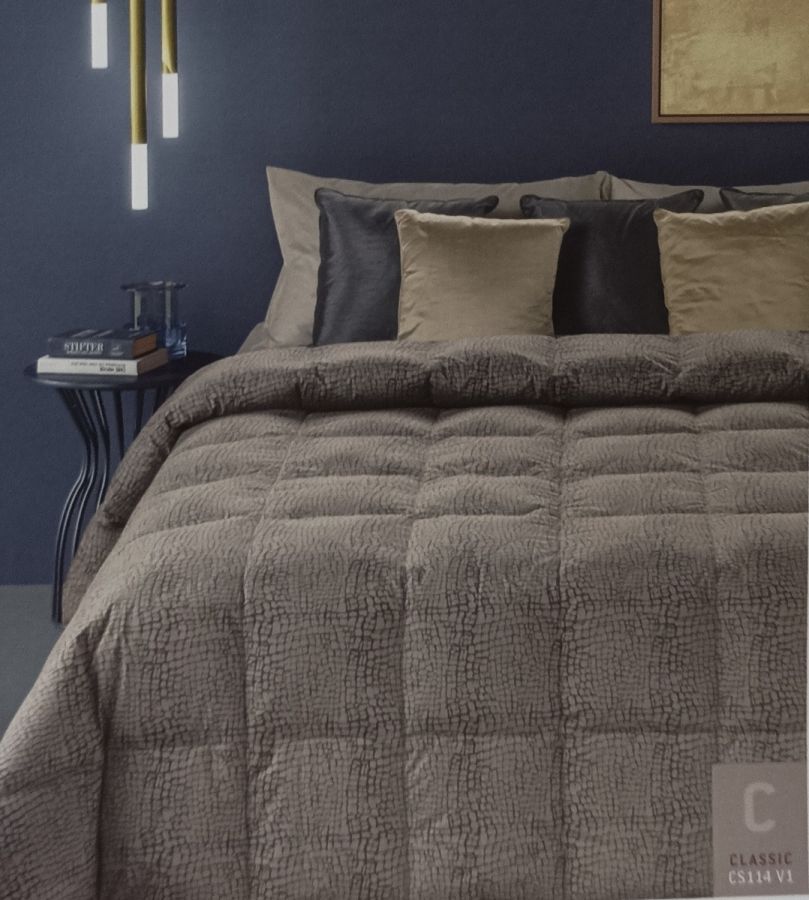 Trapunta Matrimoniale Invernale in piuma d'oca Molina 100% piumino