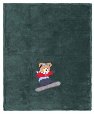 Plaid Coperta Maryplaid morbida e confortevole per divano, poltrona o letto – 6M35155 - orsetto