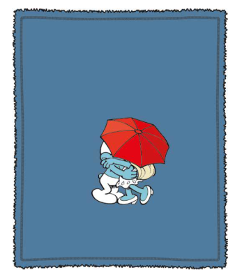 Plaid Coperta Maryplaid morbida e confortevole per divano, poltrona o letto – 6M35190puf - Puffi