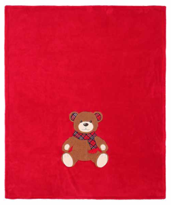 Plaid Coperta Maryplaid morbida e confortevole per divano, poltrona o letto – 6M35004 - Orsacchiotto - Natale