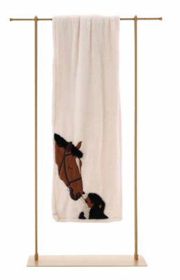 Plaid Coperta Maryplaid morbida e confortevole per divano, poltrona o letto – 6M36105 - Cane Cavallo