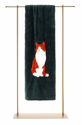 Plaid Coperta Maryplaid morbida e confortevole per divano, poltrona o letto – 6M36120 - Gatto Rosso