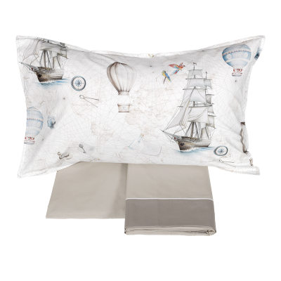  Lenzuola Fazzini – Magellano - Completo letto - Assortimento Misure