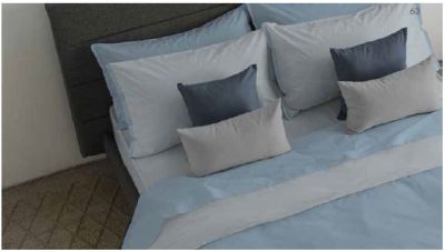 Lenzuola Singole una piazza in Flanella - Completo  Letto – Bicolor Zenzero - Cogal