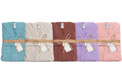 Accappatoio in Spugna Fazzini - Plain - Assortimento Taglie e Colori