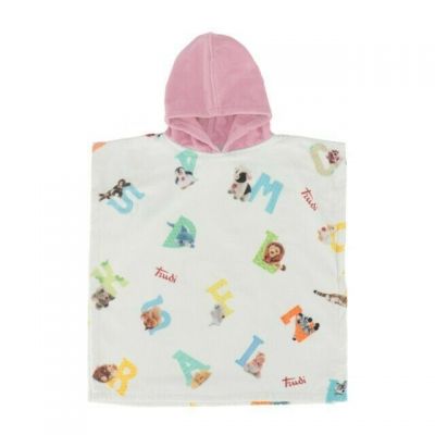 Accappatoio Gabel Poncho - Alfabeto - Rosa Chiaro - Trudy