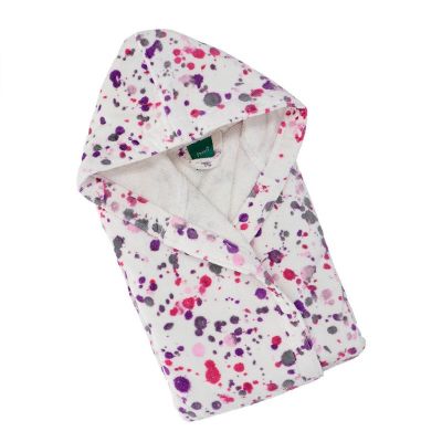 Accappatoio Spugna Cinigliata – Bambino - 100% Cotone - Dripping - Roseto – Pretti – in varie taglie