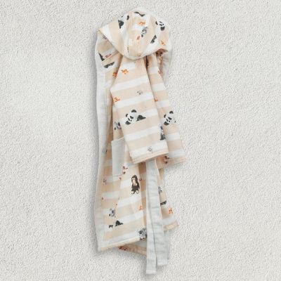 Accappatoio Spugna Stampata - 100% Cotone - Stripes - Trudy – Somma – in varie taglie