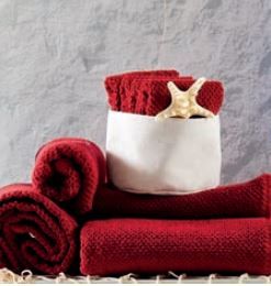 Asciugamani Set 1+1 di vari colori – 450 gr/mq - Pepe - Maison Sucrée