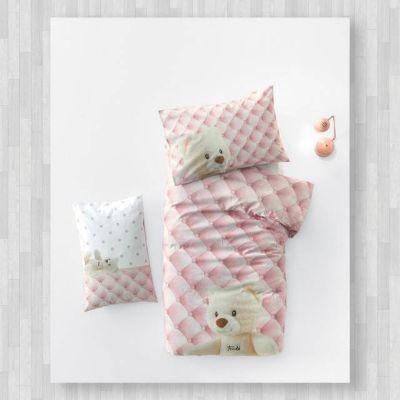 Completo Copripiumino Lettino a Cancello - Cremino - Trudy - Somma