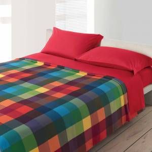 Copriletto Leggero Piazza e Mezza - Wilson - Multicolor - Gabel