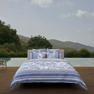 Copriletto Leggero/Telo Arredo Multiuso - Fez - Azzurro - Fazzini